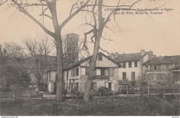 Z27-32) LOMBEZ (GERS) VUE D'ENSEMBLE ET EGLISE PRISE DU PONT- ROUTE DE TOULOUSE - (2 SCANS) - Andere & Zonder Classificatie