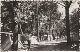 Z27- 33) GUJAN  MESTRAS - LA HUME (GIRONDE) LE CAMPING  - (LES TENTES - ANIMEE - 2 SCANS) - Gujan-Mestras