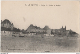 Z16- 80) LE CROTOY (SOMME) BUTTE  DU MOULIN ET CASINO - (2 SCANS) - Le Crotoy