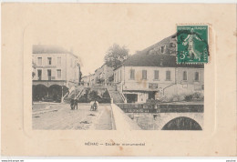 Z14- 47) NERAC -  ESCALIER MONUMENTAL  - (ANIMEE) - Nerac