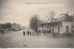 Z12-47) MARMANDE -  AVENUE DU PONT SUSPENDU - (ANIMEE  - 2 SCANS) - Marmande