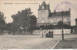 Z12-47) MARMANDE - BOULEVARD DU MARE ET ROUTE DE GONTAUD - (ANIMEE  - 2 SCANS) - Marmande