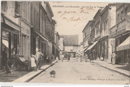 Z9- 47) Miramont , Près Marmande.- Grande Rue Du Temple - (belle Animation : Oblitération De 1903 - 2 Scans) - Other & Unclassified