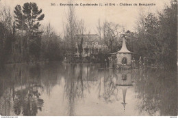 Z9-47) ENVIRONS DE CAUDECOSTE (LOT ET GARONNE) CHATEAU DE BEAUJARDIN - (2 SCANS) - Autres & Non Classés