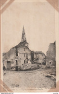 Z7- GUERRE 1914-15 - VILLAGE ET CLOCHER DE MONT SUR MEUSE  - (ED. PAYS DE FRANCE - MILITARIA - WW1 - 2 SCANS - War 1914-18