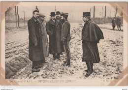 Z7- GUERRE 1914-15 - OFFICIERS BELGE SUR LE FRONT - (ED. PAYS DE FRANCE - MILITARIA - WW1 - 2 SCANS - Guerra 1914-18