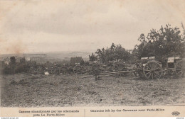 Z4- GUERRE 14/18 -  LA FERTE MILON (AISNE) CANONS ABANDONNES PAR LES ALLEMANDS  - MILITARIA - WW1  - 2 SCANS) - War 1914-18
