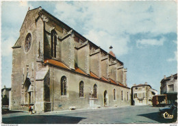 Z32- 32) EAUZE (GERS) L'EGLISE  - (PETITE ANIMATION - CAMION M. LIARET  -  OBLITERATION DE 1969 - 2 SCANS) - Autres & Non Classés