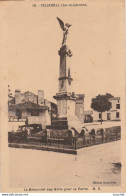 Z31- 47) VILLEREAL (LOT ET GARONNE)  LE MONUMENT DES MORTS POUR LA PATRIE - (2 SCANS) - Autres & Non Classés