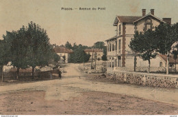 Z31- 40) PISSOS (LANDES)  AVENUE DU PONT  - (2 SCANS) - Andere & Zonder Classificatie