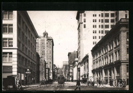 Foto-AK San Francisco, CA, St. Looking West, Financialdistrict  - San Francisco