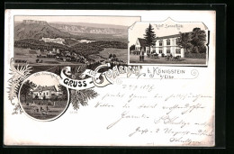 Lithographie Gohrisch, Hotel Sennerhütte, Villa Sennerhütte, Totalansicht  - Gohrisch
