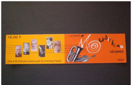 STAMPS FRANCIA CARNETS 1992 Famous Composers - Personen