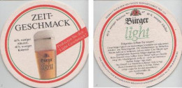 5000273 Bierdeckel Rund - Bürger Light - Beer Mats