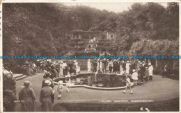 R675797 Scarborough. Italian Gardens. Valentine. Photo Brown Series. Picture - World