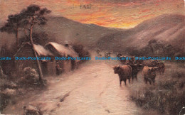 R675806 The Village. Bulls. La Carte Olio. G. A. Serie. No. 301. A - World