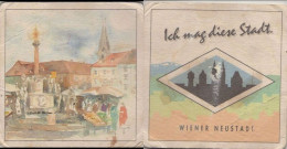 5004129 Bierdeckel Quadratisch - Städte Und Orte - Wiener Neustadt - Beer Mats