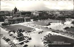 71812250 Wien Haldenplatz Mit Haldendenkmal Museum Und Parlament  - Autres & Non Classés