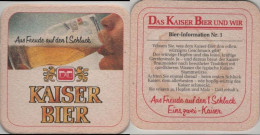 5005753 Bierdeckel Quadratisch - Kaiser - Sous-bocks