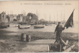 CPA Loguivy Le Port Et Le Grand Rocher - Other & Unclassified