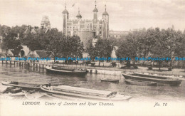 R675872 London. Tower Of London And River Thames. No. 76 - Monde