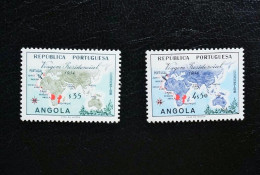 (T1) Angola - 1954 Presidential Visit - Af. 377/ 378 - MH - Angola