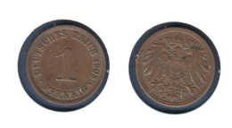 Allemagne  1 Pfennig  1905 A, Type 2, KM#10, Deutsches Reich, - 1 Pfennig