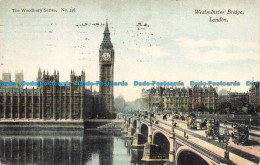 R676819 London. Westminster Bridge. The Woodbury Series. No. 356 - Monde