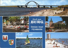 71811282 Burg Fehmarn Bruecke Strand Segelboot  Burg - Fehmarn