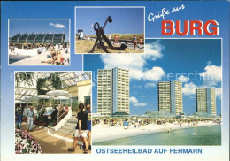 71811280 Burg Fehmarn Heilbad Strand Schwaene Burg - Fehmarn