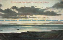 R678239 West Kilbride. Arran From Bowfield Road. Sunset. James Dalzell Simpson - Monde