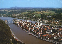 71811249 Passau Drei-Fluesse Stadt. Donau Inn Ilz Fliegeraufnahme Passau - Passau