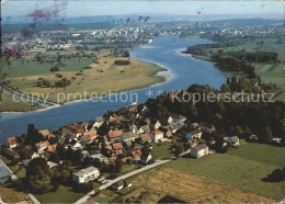 71811176 Konstanz Bodensee Fliegeraufnahme Gottlieben Untersee Kreudzlingen  Kon - Konstanz