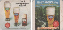 5001186 Bierdeckel Quadratisch - Rieser Weizenbier - Sous-bocks