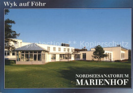 71811096 Wyk Foehr Sanatorium Marienhof Wyk - Other & Unclassified