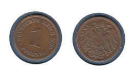 Allemagne  1 Pfennig  1906 G, Type 2, KM#10, Deutsches Reich, - 1 Pfennig