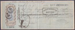 Mandat Daté 12 Novembre 1884 émais à NANCY France Acquitté à VIRTON - Affr. Paire Verticale N°39 Càd ANVERS /6 DECE 1884 - 1883 Léopold II