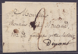 L. Datée 11 Décembre 1838 De GEMBLOUX Càd T18 GEMBLOUX /11 XII Pour Poste Restante à DINANT - Port "2" - 1830-1849 (Onafhankelijk België)