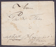 L. Datée 12 Janvier 1798 De LIPPSTADT (Allemagne) Pour Peter De Thier à HODIMONT Verviers - 1794-1814 (French Period)