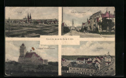 AK Mainz-Gonsenheim, Totalansicht, Chateau Waldhausen, Kaserne  - Mainz