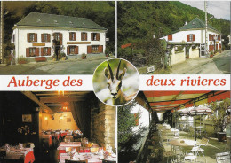 PONT DE LA TAULE SEIX ARIEGE - HOTEL RESTAURANT L AUBERFE DES DEUX RIVIERES, TERRASSE, DEVANTURE, SALLE A MANGER, ROUTE - Autres & Non Classés