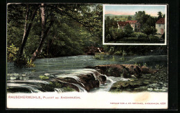 Lithographie Plaidt Bei Andernach, Wasserschnelle An Der Rauschermühle  - Andernach