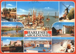 71810842 Carolinensiel-Harlesiel Ostfriesland Windmuehle Alte Hafen Freibad Caro - Wittmund