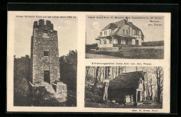 AK Adenau, Kaiser Wilhelm Turm Auf Der Hohen Acht, Hotel Hohe Acht  - Other & Unclassified