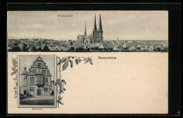 AK Gonsenheim, Totalansicht Mit Der Kirche, Vor Dem Rathaus  - Other & Unclassified