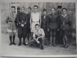MILITAIRES CAMP IV D IDENTIFIE AU DOS PHOTO - War 1939-45