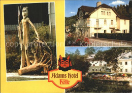 71810783 Marxgruen Adams Hotel Hoelle Holzfigur  Naila - Naila