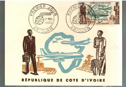 80625 -  AIR AFRIQUE - Ivoorkust (1960-...)