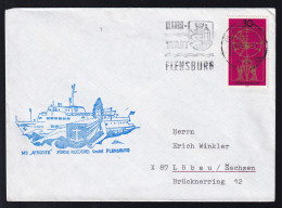 OSt. Flensburg 27.10.71 + Cachet MS Afrodite Auf Brief - Other & Unclassified