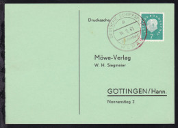 DEUTSCHE SCHIFFSPOST HAPAG A MS "Hamburg" 14.2.61 Auf Postkarte - Andere & Zonder Classificatie